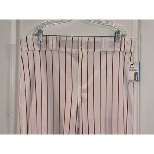 Men's Baseball Pants XL Red Striped Champro Open‎ Bottom Fast Shipping! NWT